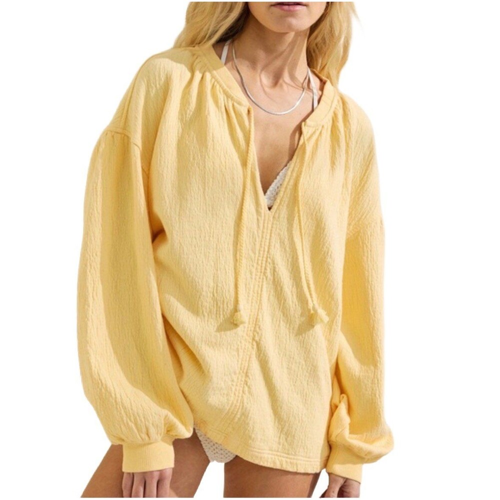 Aerie Easystreet Oversized Sweatshirt Medium Beachy Comfy